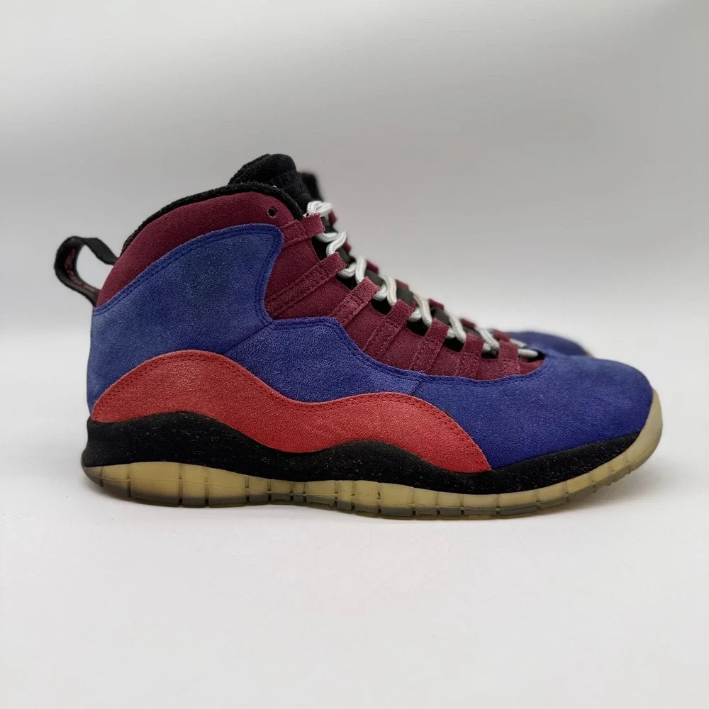 Air Jordan 10 Mens 12 Retro Maya Moore Court Purple Red Suede CD9705-406